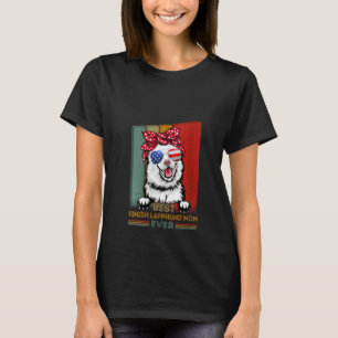 T-shirt Femme Vintage Meilleur Finition Lapphund Maman tou