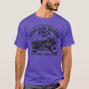 T-shirt Femme Vintage Racer Depuis 1957 Retro Motorbike M