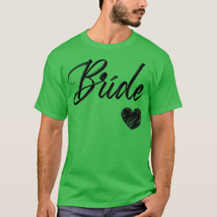 T-shirt Femme White Mariée Fiance Mariage Lune de miel Bac