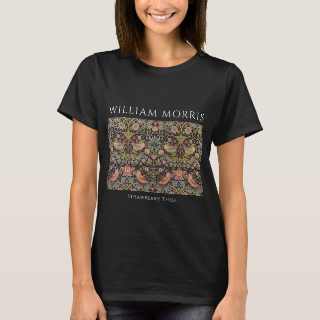 T-shirt femme William Morris Strawberry Thief (Devant)