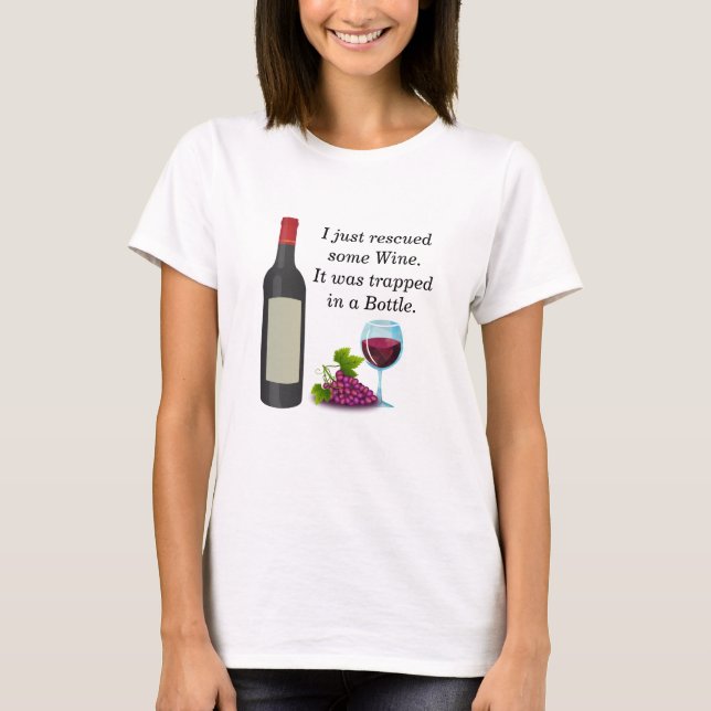 T-shirt femme Wine Fun (Devant)