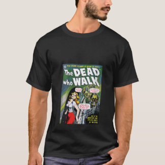 T-shirt Femme Zombie Halloween Horreur Vintage Comique Liv