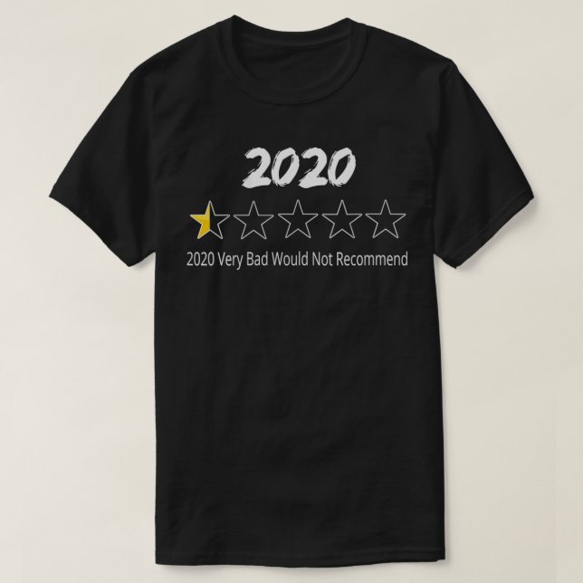 T-shirt Femmes 2020 Half Star Très Mauvais (Design devant)