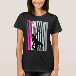 T-shirt FEMMES 22e Archer de tir à l'arc Anniversaire Rein
