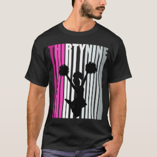 T-shirt Femmes 39e anniversaire Cheerleader Pom-pom girl Q