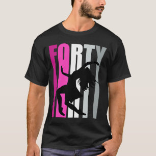 T-shirt Femmes 40e Danse Anniversaire Danseur Reine Contem
