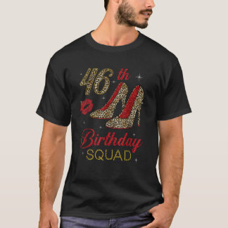 T-shirt Femmes 46e Escouade d'Anniversaire Inclus dans 46