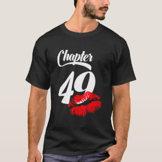 T-shirt Femmes 49E Anniversaire Lèvres Chapitre 49 Ans 197