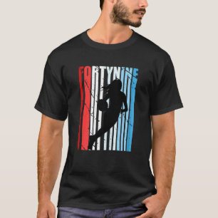 T-shirt Femmes 49ème Basket Anniversaire Femmes Retro Vint