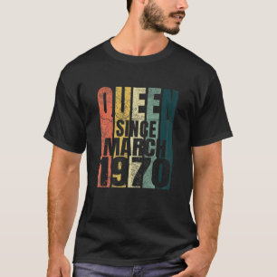T-shirt Femmes 51Cadeaux Anniversaires Reine mise en quara