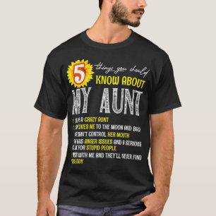 T-shirt Femmes 5 Choses Que Vous Devriez Savoir Sur Ma Tan