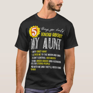 T-shirt Femmes 5 Choses Que Vous Devriez Savoir Sur Ma Tan