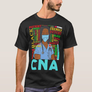 T-shirt Femmes afro-américaines Black CNA Nurse Black Hist