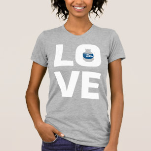 T-shirt Femmes "Amoureuses" du Rhino Bleu