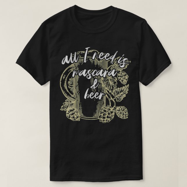 T-shirt Femmes Artisanat Drôle Conception De Bières Pour F (Design devant)