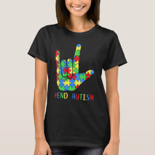 T-shirt Femmes Asl Amour Langue Des Signes Finir La Sensib