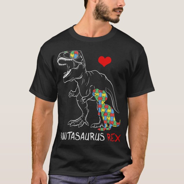 T-shirt Femmes Auntasaurus Tante Rex Sensibilisation sur l (Devant)