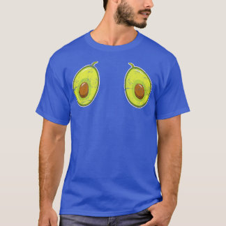T-shirt Femmes Avocado Seins Drôle Vegan Végétariens Breas