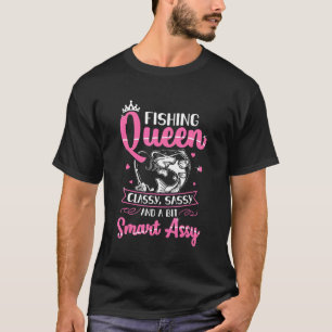 T-shirt Femmes Basse Pêche Femmes Filles Poisson Femmes Pê