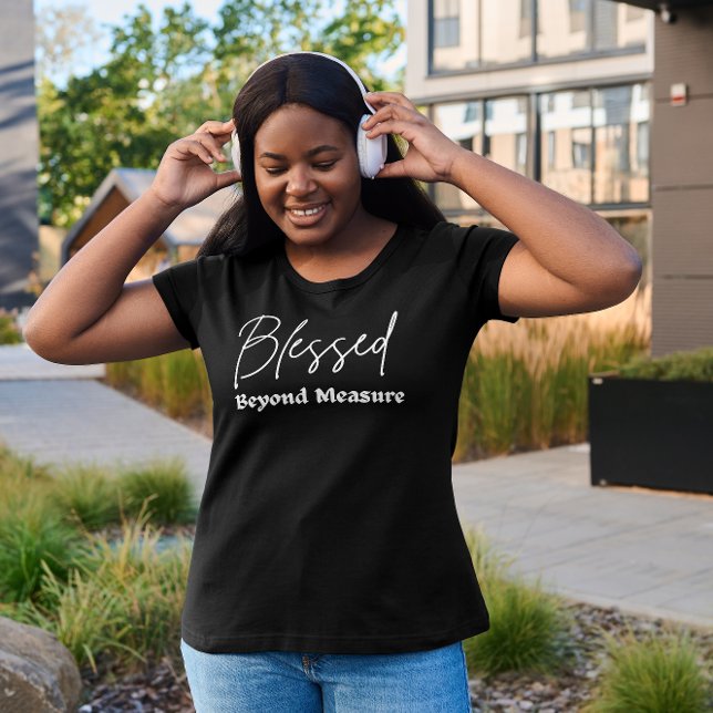 T-shirt Femmes Béni Au-Delà De La Mesure Graphique Drôle T (Créateur téléchargé)