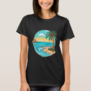 T-shirt Femmes blanches de plage