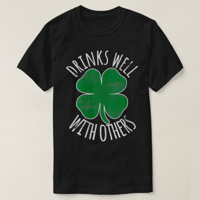T-shirt Femmes Boit Bien Avec D'Autres St (Design devant)