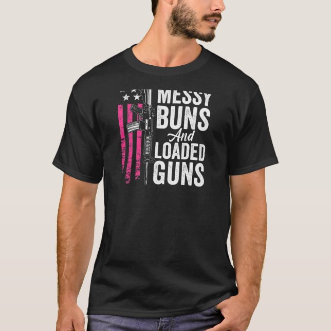 T-shirt FEMMES Buns Messagers & Armes Chargées Drôle FEMME (Devant)