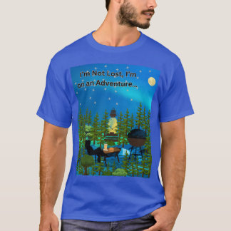 T-shirt Femmes camping rétro