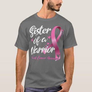 T-shirt Femmes Cancer Du Sein Lutte Contre Le Cancer Soeur