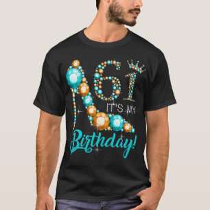T-shirt Femmes C'est mon 61e cireur Happy 61e anniversaire