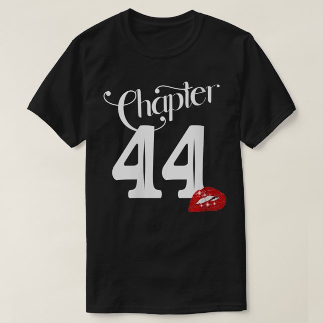 T-shirt Femmes Chapitre 44, 44e anniversaire, lèvres Chapi (Design devant)