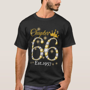 T-shirt Femmes Chapitre 66 Fabuleux depuis 1957 66e annive