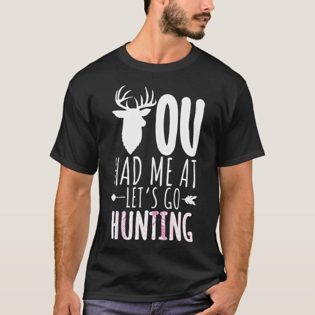 T-shirt Femmes Chasse Girl Outfit I Lets Go Chasse I Fun (Devant)
