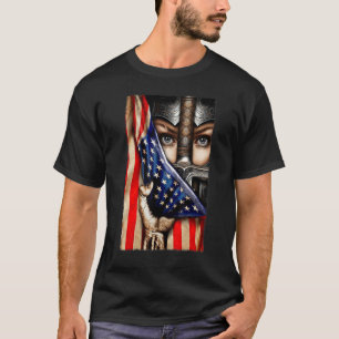 T-shirt Femmes Chevalier Templier Jésus Dieu Guerrier Du C