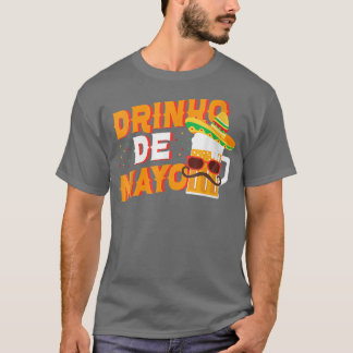 T-shirt Femmes Cinco De Mayo Bière Sombrero Lunettes de so