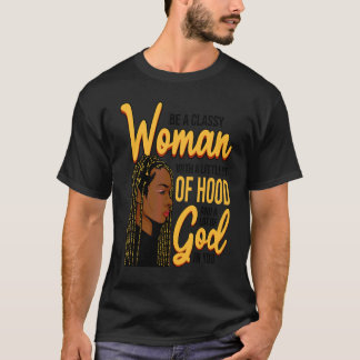T-shirt Femmes Classeuses Petit Capot Femmes Mélanine Mère