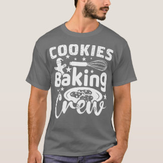 T-shirt FEMMES Cookies de Noël Cuisine Équipage de cuisson
