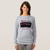 Femmes Dans Les Médias Tee - shirt À Longs Manches