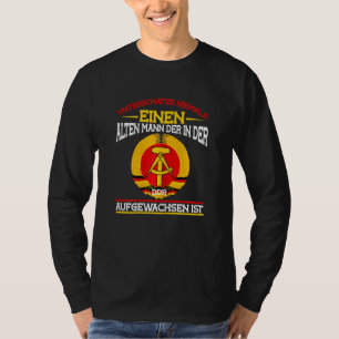 T-shirt Femmes Ddr Ossi Allemagne de l'Est Idée Hommes