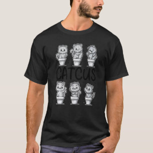 T-shirt Femmes de Cactus Hommes Cactus Chat Plante Catus P
