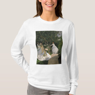T-shirt Femmes de Claude Monet dans le jardin, 1866