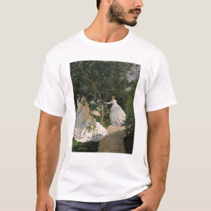 T-shirt Femmes de Claude Monet   dans le jardin, 1866
