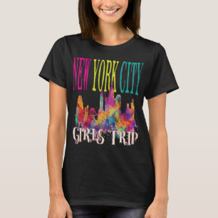 T-shirt Femmes de fuite de week-end du voyage NYC de