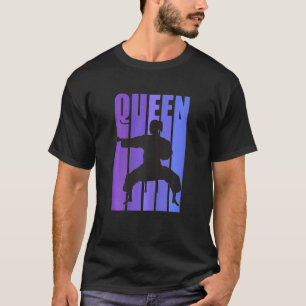 T-shirt Femmes de Karate Krav Maga Jiu Jitsu Judo Kung Fu