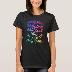 T-shirt Femmes de ménage Magical Cleaning Lady   Ménage