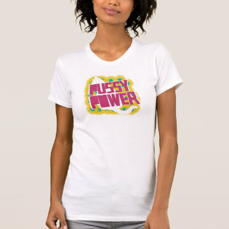 T-shirt Femmes de puissance de chat supérieures