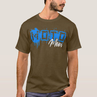 T-shirt Femmes Dirt Vélo Moto Maman Motocross