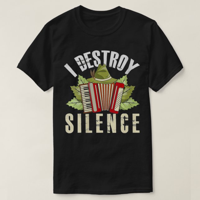 T-shirt Femmes Drôle Accordéon Musicien Polka Music Polka (Design devant)