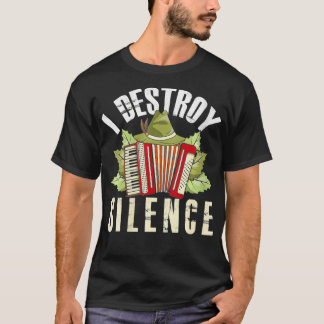 T-shirt Femmes Drôle Accordéon Musicien Polka Music Polka