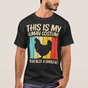 T-shirt Femmes Drôle Poulets Pour Hommes Femmes Agriculteu